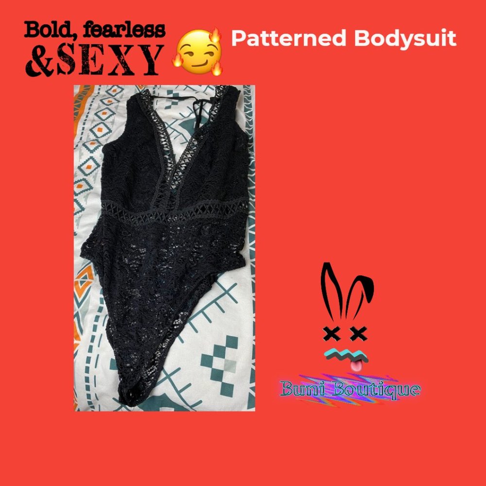 ❌SOLD❌Patterned Bodysuit